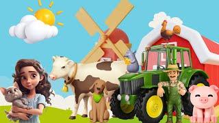 Farmer in the dell Nursery rhyme | Kids Song