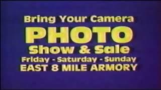 1983 Detroit Commercial: Photo Show & Sale (Kids of the 80s, listen to this)