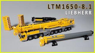 WSI 1/50 LIEBHERR LTM1650-8.1 unboxing 650t crane model 크레인모형 중장비모형 립헬650톤 모바일크레인 52-2042/54-2010