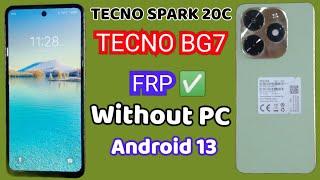 Tecno Spark 20C Frp Bypass / Tecno Spark 20c Bypass FRP Google Account Unlock /TECNO BG7 FRP BYPASS