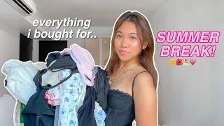 EVERYTHING I BOUGHT FOR SUMMER BREAK! *huge shein try on haul*