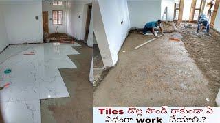 Tiles leveling in mal #telugutilesworkbablu #Tiles