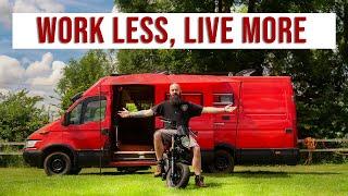 From Delivery Van To Comfy Home: Living Off Grid For £150 A Week!