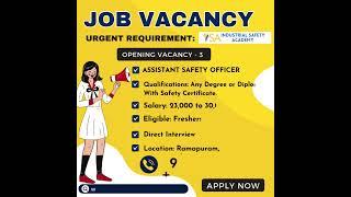 Safety Officer Job Vacancy - Fire and Safety Officer Jobs - Industrial Safety Academy