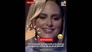 Soprano sorprendió en show de Andrea Bocelli en Viña 2024