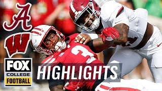 No. 4 Alabama Crimson Tide vs. Wisconsin Badgers Highlights | FOX College Football