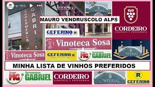 MEUS VINHOS PREFERIDOS COM PREÇOS DE CINCO VINOTECAS DE BERNARDO DE IRIGOYEN - COMPARAÇÕES DE PREÇOS