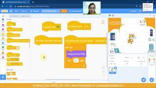 Lập trình Scratch | Hướng dẫn sử dụng các lệnh kích hoạt trong lập trình Scratch
