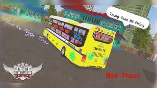 Mod Skin THACO Nhà xe Ngọc Trìu (Nam Định - Sài Gòn - Cà Mau)/Bus Simulator Indonesia