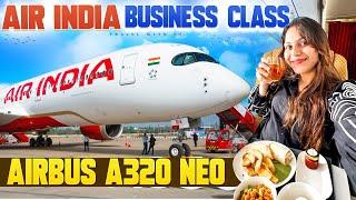 Bangalore to Delhi in Luxurious Business Class of Air India Airbus A320 neo ️ Indian airports