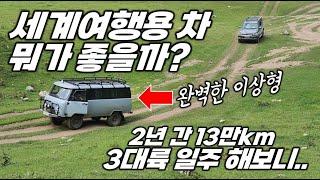 2년 간 유라시아, 남북 아메리카 횡단 후 내린 [세계여행용 차에 대한 최종 결론]