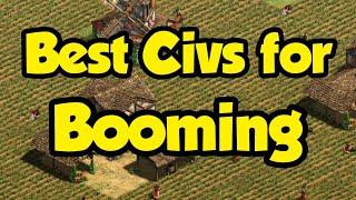 Best Booming Civs in AoE2