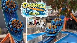 CRAZY Testing Progress on Georgia Surfer at Six Flags Over Georgia!