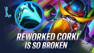 *NEW* REWORKED CORKI IS SO BROKEN! TRUE DAMAGE ON AUTO ATTACKS! | RiftGuides | WildRift