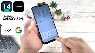 Eliminar Cuenta de Google Samsung Galaxy A04 | Android 14