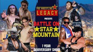 Pro Wrestling Legacy Presents Battle On Star Mountain 2022