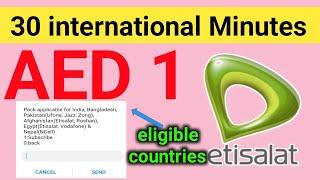 Etisalat international call package | Etisalat international call package uae | Etisalat call offers