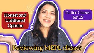 Honest and Unfiltered Review of MEPL coaching for CS  | Neha Patel