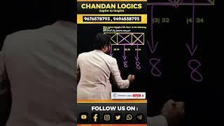 FIND NO: OF TRIANGLES | REASONING #chandan_logics  GROUP 4 SSC SI CONSTABLE SSC RRB & OTHER EXAMS