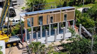 Residential Construction  (May '24) - Sanibel Island Modular Home "Set Day"