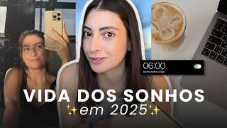 planejando metas, vision board e como alcançar objetivos / alcançando a VIDA DOS SONHOS em 2025