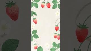 [R] Spring and watercolor strawberries (Live)