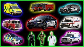 30 Minutes Emergency Ambulance & Police & Firetruck "Alarm, Siren, Horn" Sound Variations MEGA MIX