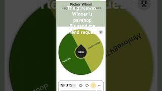 the winner is pavanop send friend request #robloxshorts #roblox #spinthewheel
