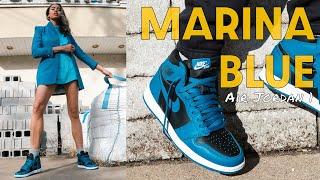 JORDAN 1 MARINA BLUE: ON FOOT REVIEW and HOW TO STYLE