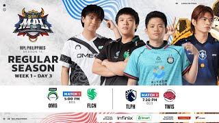  LIVE | MPL PH S15 | FILIPINO - Week 1 Day 3