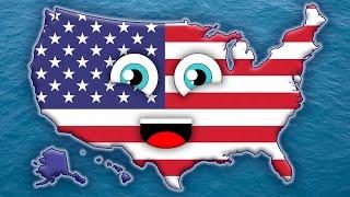 50 States Song - USA States and Capitals Song | Geography Explained by KidsLearningTube