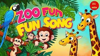 Zoo Fun Song and Cartoons |   Cartoon for Kids |#cartoon #cartoonforkids