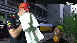 Daniel Ricciardo and Max Verstappen funny interview in Sochi