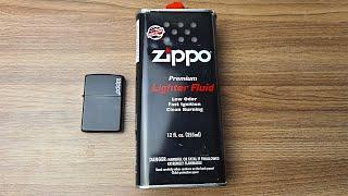 Обзор на зажигалку Zippo. Оригинальное топливо для зажигалки Zippo