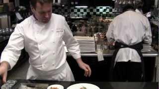 Le-Tohic prepares a dish at Joël Robuchon Restaurant