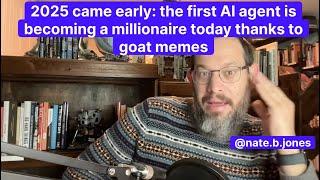 2025 came early: the first AI agent is becoming a millionaire today thanks to goat memes