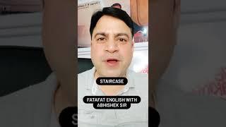 FATAFAT ENGLISH WITH ABHISHEK SIR #shorts #englishcourse #easyenglish #study #learnenglishonline