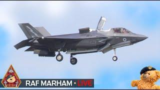 LIVE STEALTH 5TH GEN F-35B ACTION 809 NAVAL AIR SQN, 617 & 207 SQUADRON • RAF MARHAM 18.03.25