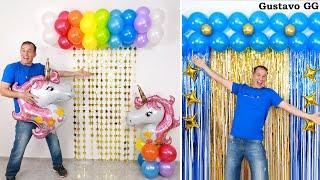 Birthday decoration ideas at home  (fast and easy ) balloon decoration ideas