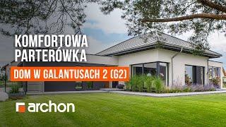 Dom w galantusach 2 (G2) – Komfortowa parterówka - ARCHON+ Projekty Domów