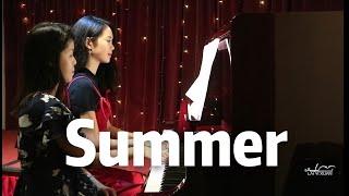 Summer by Joe Hisaishi   Piano Four Hands Duet 