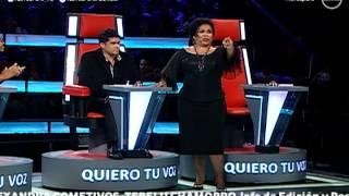 Eva Ayllón le canta a Jerry Rivera en La Voz Perú