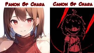 Fanon Storyfell chara vs Canon Storyfell Chara