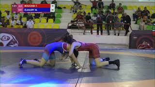 Round 2 WW - 53 kg: F. BOUCHIBI (ALG) v. M. ELMASRY (EGY)