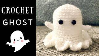 CROCHET GHOST  HALLOWEEN PROJECT BEGINNER AMIGURUMI