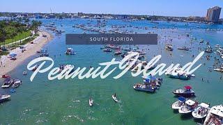 Peanut Island - Palm Beach, Florida - Aerial footage