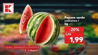 Oferta Kaufland din 02-04 august: detergent lichid, pepene verde și piept de pui