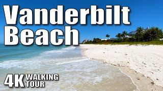 |4K| Vanderbilt Beach, Ritz Carlton area, Naples Florida, Walking Tour, Slow TV