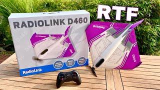 Fun plane RADIOLINK D460 RTF flying wing with 3 modes | for beginners? | Full Review