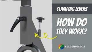 New Products from WDS Components - Clamping Levers with 316 Stainless Steel Threads